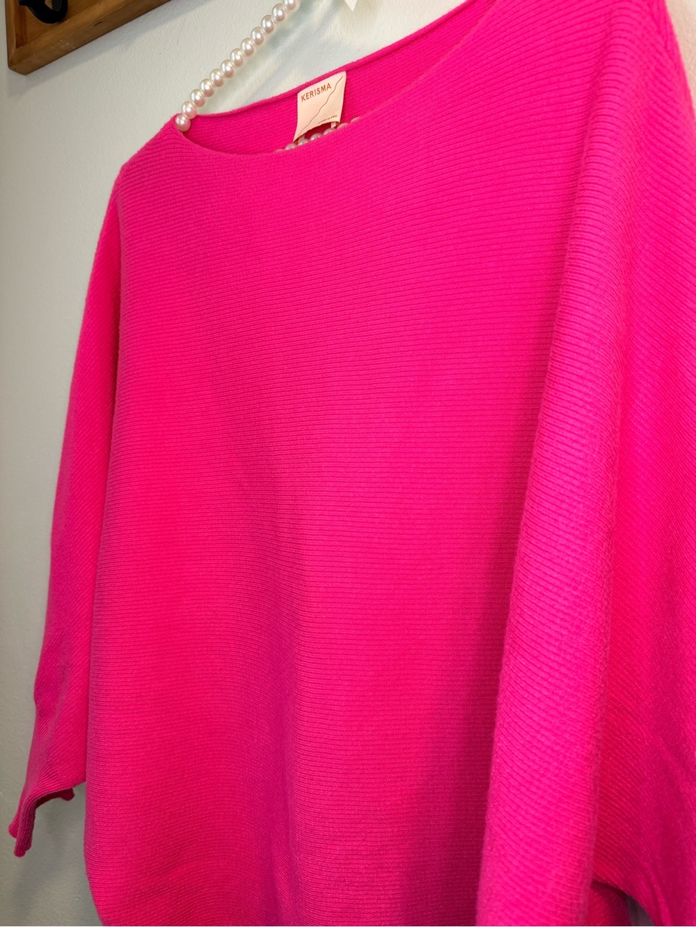 Kerisma Pink Ribbed Ryu Sweater S/M - Picture 4 of 7